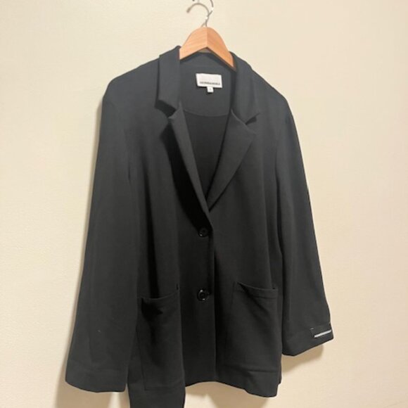 ArmedAngels Relaxed Fit Jersey Blazer - Picture 2 of 8